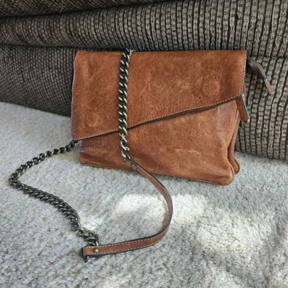 Maxon collection brown Italian leather purse